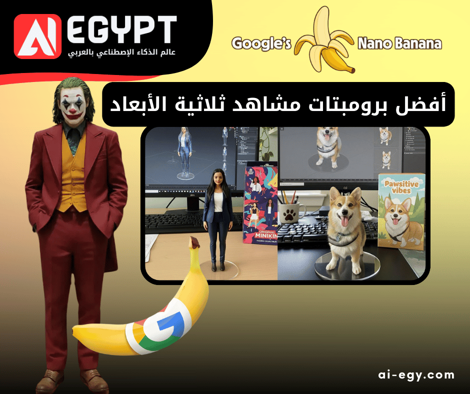 برومبتات مشاهد ثلاثية الأبعاد