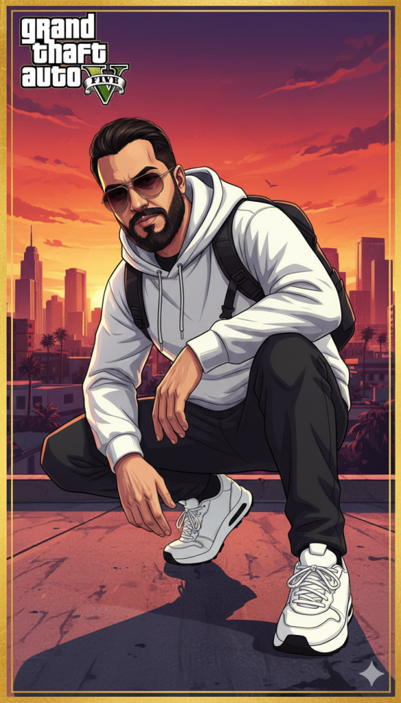 برومبت تحويل شخصيتك لـ GTA V
