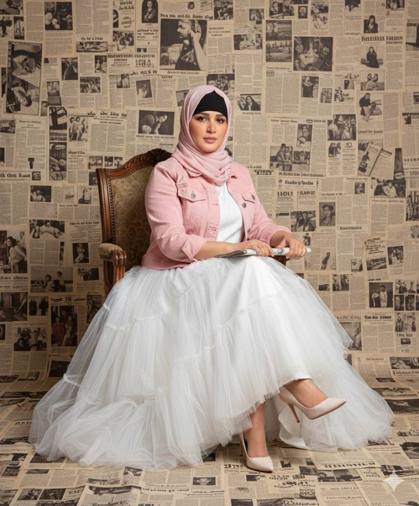 أكثر من 20 برومبت لـ صور بنات محجبات بالذكاء الاصطناعي دليل شامل للـ Prompts لصور المحجبات 6 برومبت فتاة بفستان