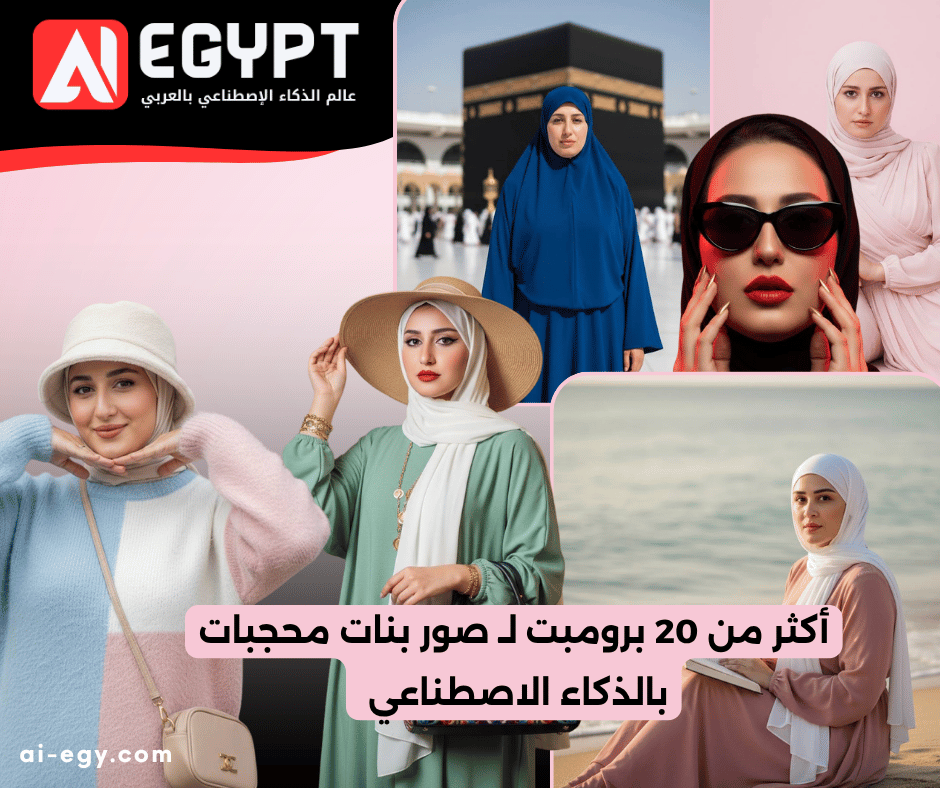 برومبتات صور بنات محجبات بالذكاء الاصطناعي