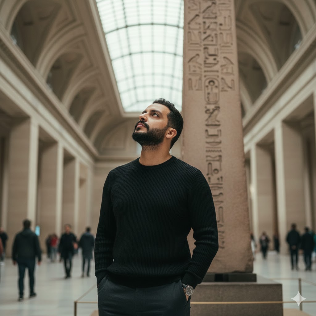 برومبتات المتحف المصري بالذكاء الاصطناعي (التريند الجديد 2025) 5 برومبت المتحف المصري الجديد