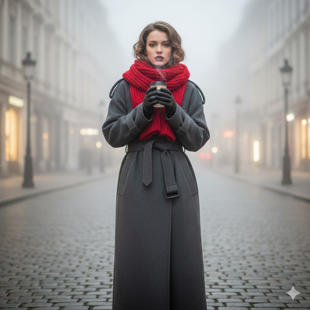 برومبتات فوتوسيشن الشتاء – صور شباب وبنات بالأجواء الشتوية بالذكاء الاصطناعي 2 صور فتاة الشتاء